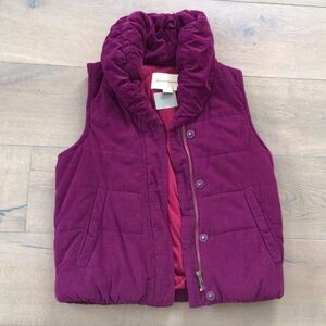 Anthropologie vest Burgundy Bordeaux Size Small pilcro and the letterpress